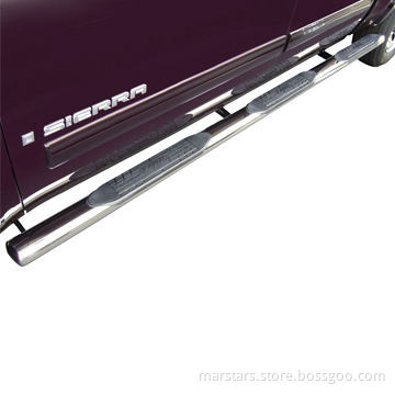 Side Step 5-inch Stainless Oval Tube for Nissan Titan, Crew Cab Full Door